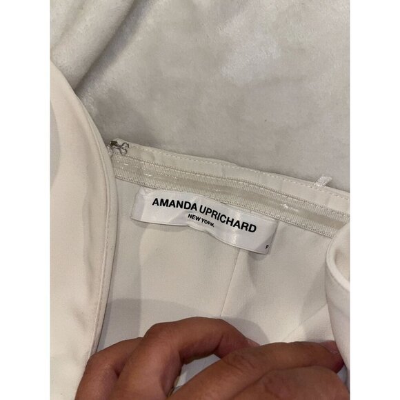 Amanda Uprichard White  Cherri Jumpsuit Ivory Size XS - Picture 6 of 10